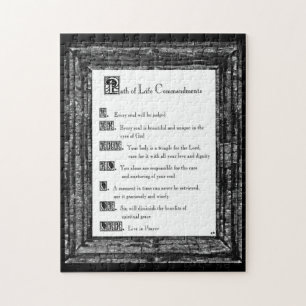 Puzzle Le chemin de vie des commandements