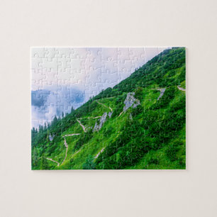 Puzzle Le chemin pentu sur la montagne