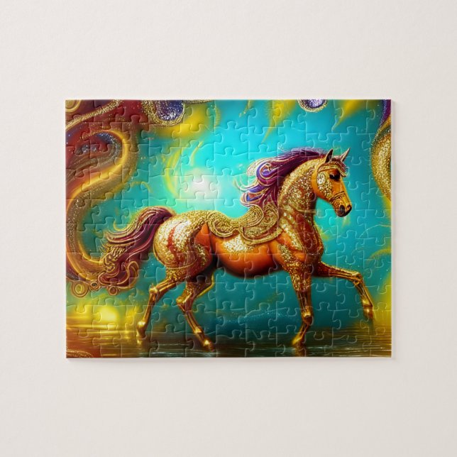 Puzzle Le Cheval d'Or (Horizontal)