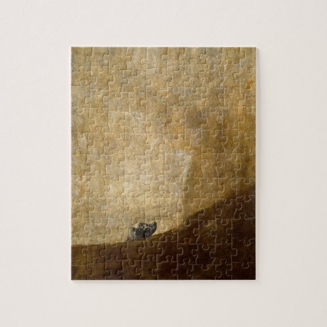 Puzzle Le chien (peintures noires) par Francisco Goya (Vertical)