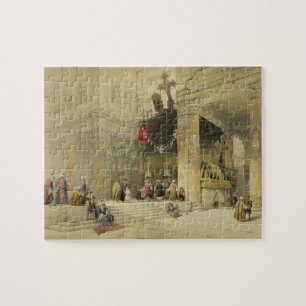 Puzzle Le choeur de l'église de la Ste.Hélène, plaquen
