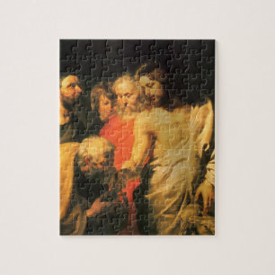 Puzzle Le Christ charge Pierre par Sir Pierre Paul Rubens