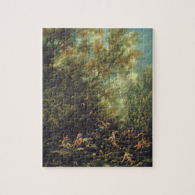 Puzzle Le Christ s'est occupé par les anges, c.1725-30 (Vertical)