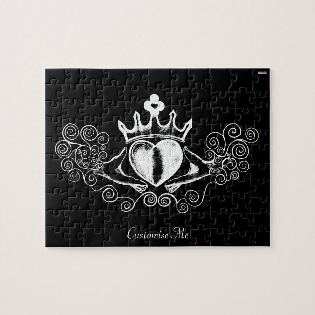 Puzzle Le Claddagh (blanc) (Horizontal)