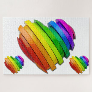 Puzzle Le cœur sculptural tridimensionnel de SlipperyJoe 