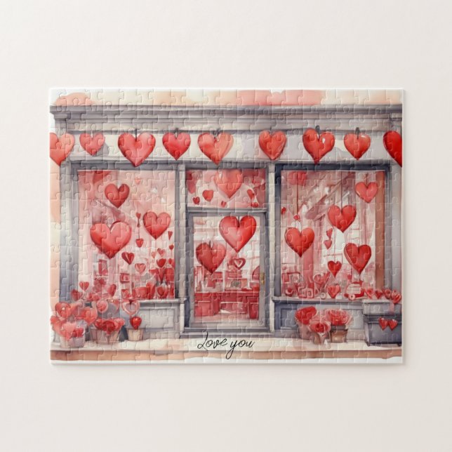 Puzzle Le coin de l'énigme de Valentine (Horizontal)