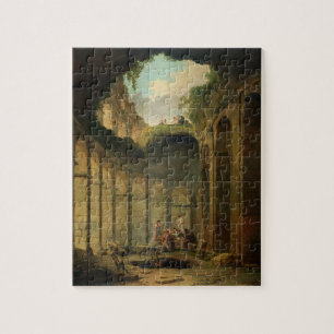 Puzzle Le Colosseum, Rome (huile sur la toile)