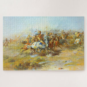 Puzzle Le combat de Custer Charles Marion Russell 1903