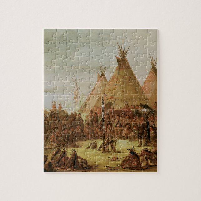 Puzzle Le Conseil de guerre de Sioux (Vertical)