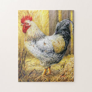 Puzzle Le coq de la grange