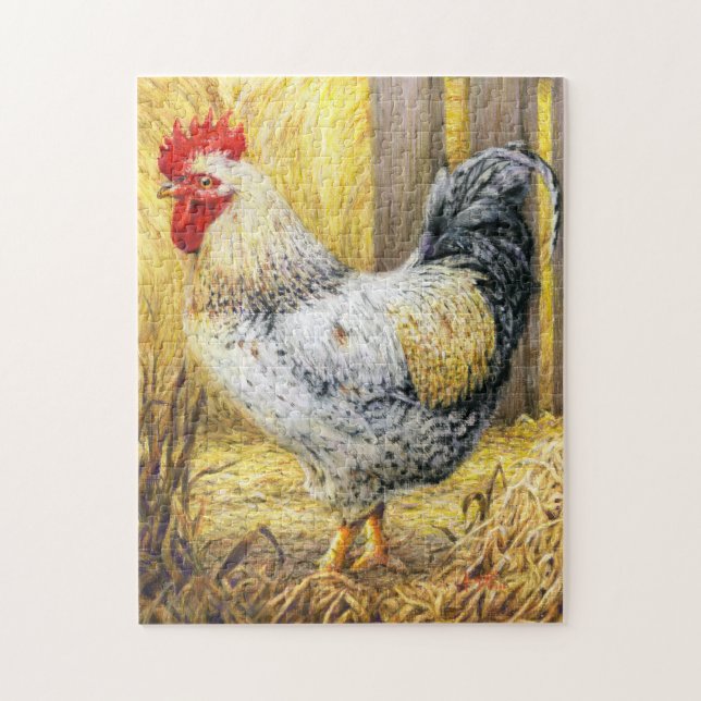 Puzzle Le coq de la grange (Vertical)
