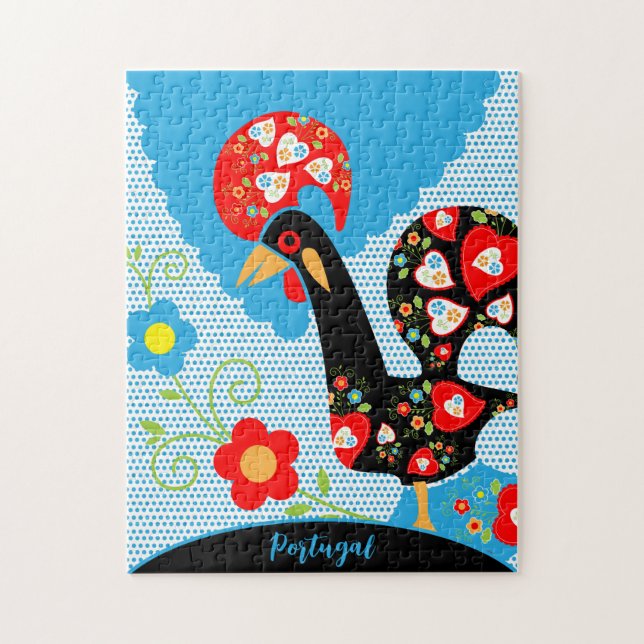 Puzzle Le coq portugais de Barcelos (Vertical)