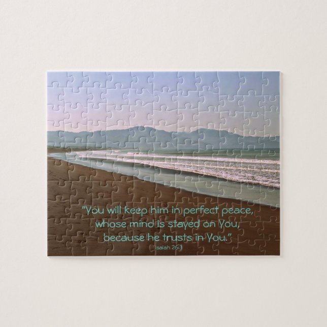 Puzzle Le Costa Rica, Beach with Mountains Photo (Horizontal)