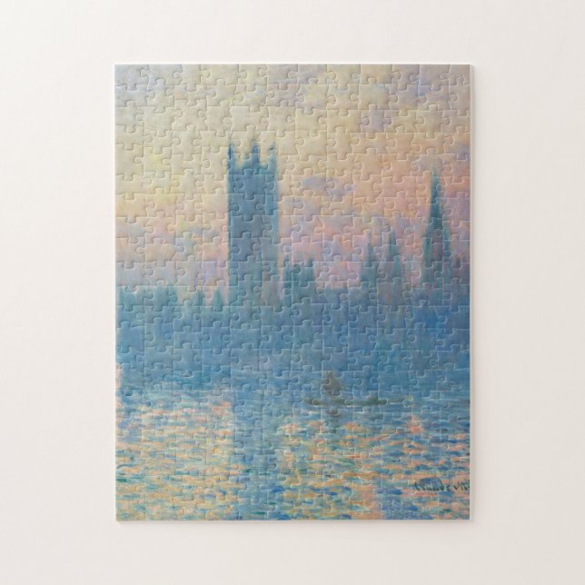 Puzzle Le coucher du soleil des Chambres de Claude Monet (Vertical)