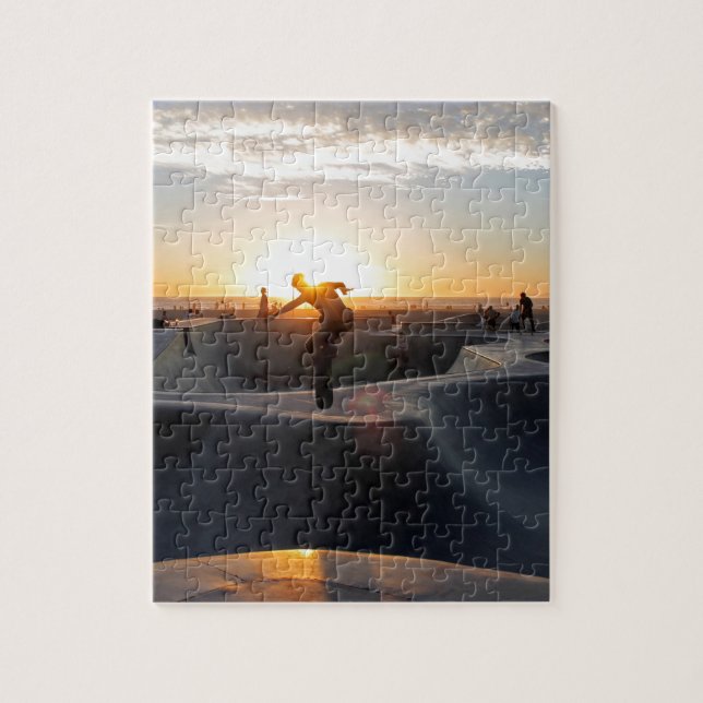 Puzzle Le coucher du soleil la Californie rêve le style (Vertical)
