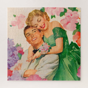 Puzzle le couple heureux