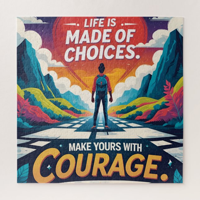 Puzzle Le courage (Vertical)