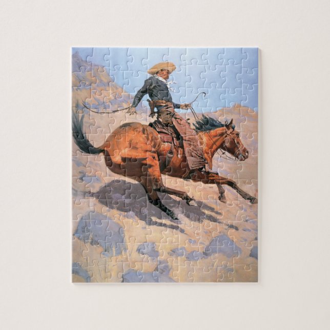 Puzzle Le cowboy (huile sur la toile)