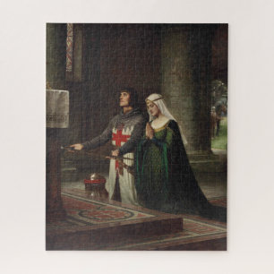 Puzzle Le Dédication (Chevalier médiéval et Sa Dame)