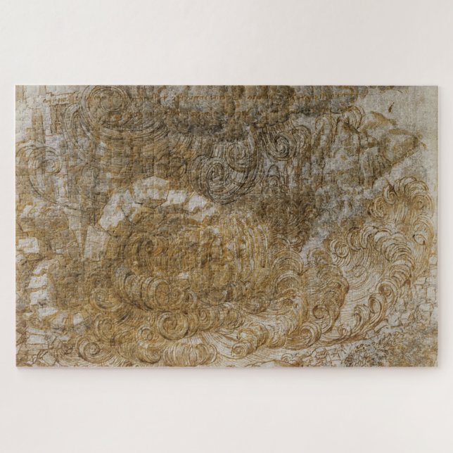Puzzle Le Déluge - Léonard de Vinci (1515) (Horizontal)
