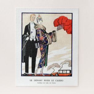Puzzle Le départ pour le casino par George Barbier