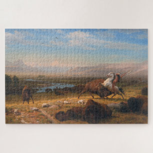 Puzzle Le Dernier du Buffalo, Albert Bierstadt