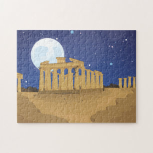 Puzzle Le dessin animé de l'Acropole d'Athènes