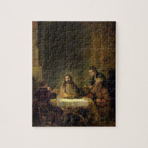 Puzzle Le dîner chez Emmaus, 1648 (huile sur le panneau)