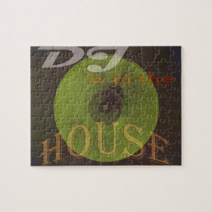 Puzzle Le DJ est dans la couverture musicale de maison