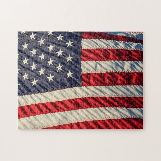Puzzle Le drapeau américain (Horizontal)