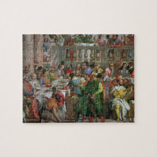 Puzzle Le festin de mariage chez Cana, détail de régaler