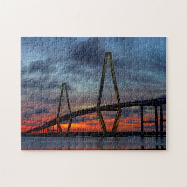 Puzzle Le feu de Charleston comme le coucher du soleil (Horizontal)