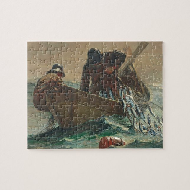 Puzzle Le filet d'harengs, 1885 (huile sur la toile) (Horizontal)