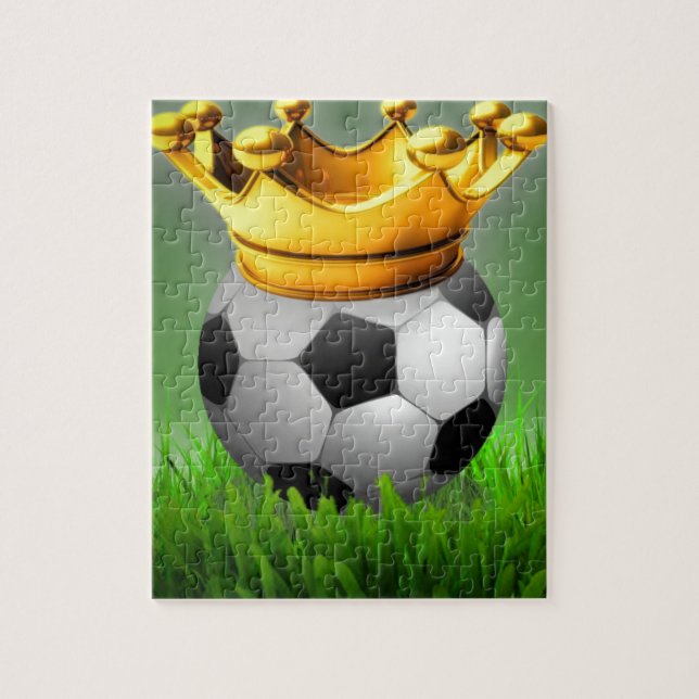 Puzzle Le football couronné (Vertical)