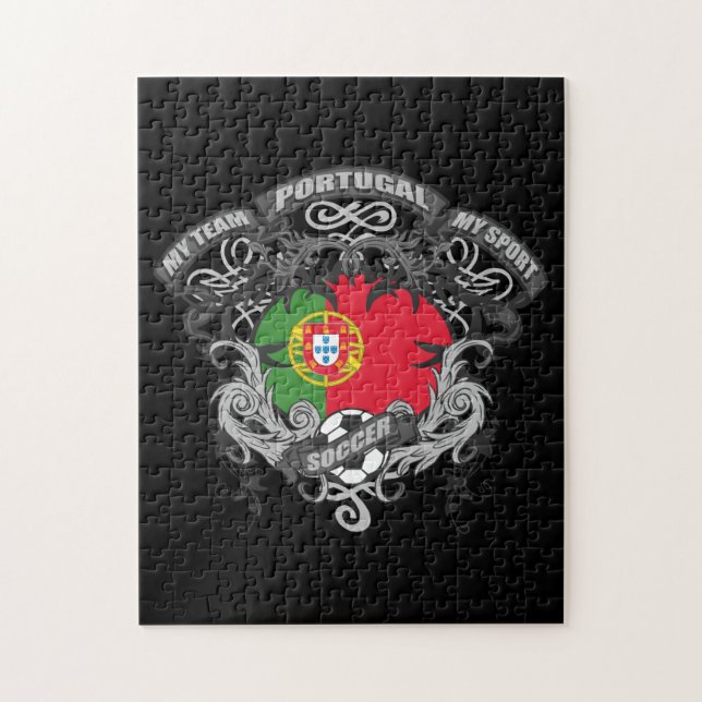 Puzzle Le football Portugal (Vertical)