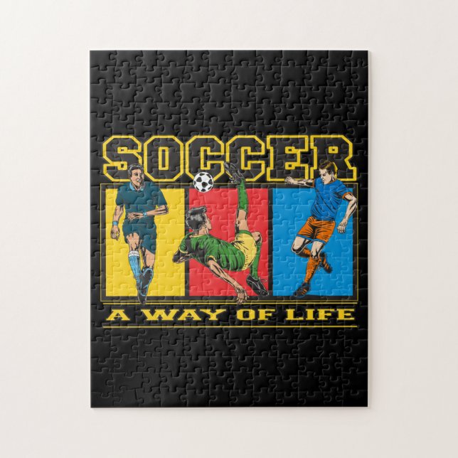 Puzzle Le football un mode de vie (Vertical)