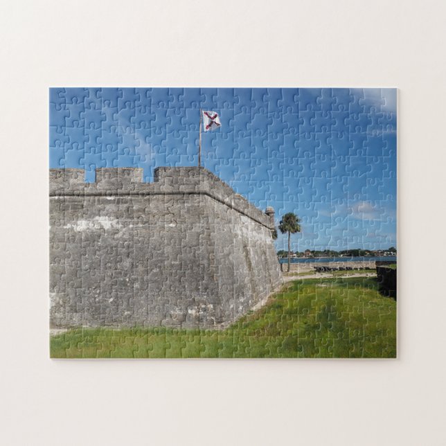 Puzzle Le fort Castillo de San Marcos à St Augustine (Horizontal)