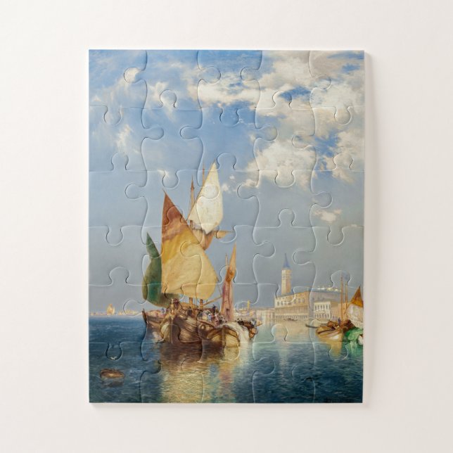 Puzzle Le Grand Canal, Venise (1903) par Thomas Moran (Vertical)