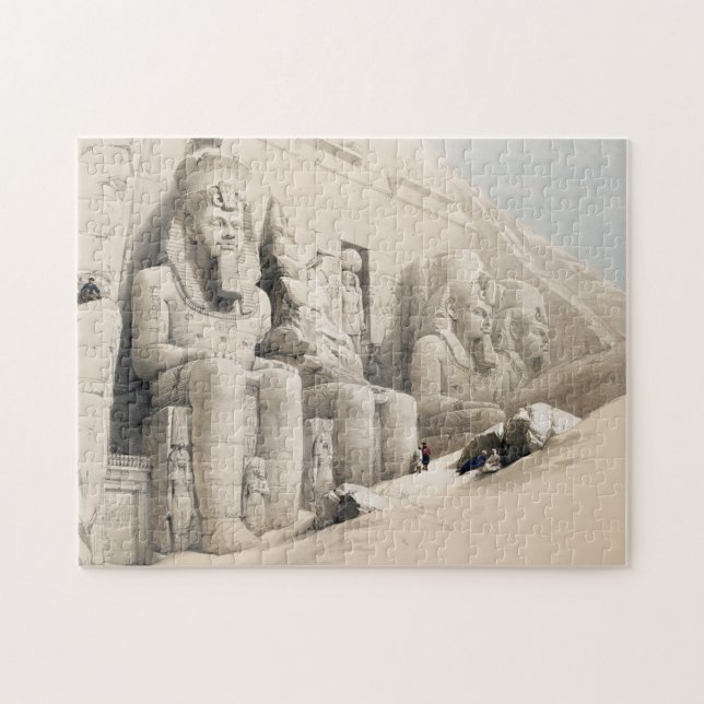 Puzzle Le grand temple d'Aboo Simbel par David Roberts (Horizontal)