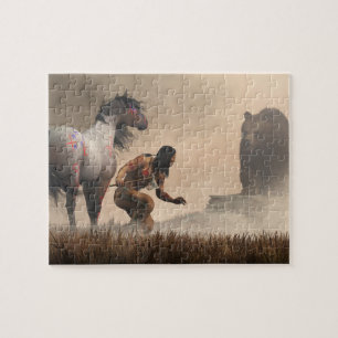 Puzzle Le Guerrier et l'ours