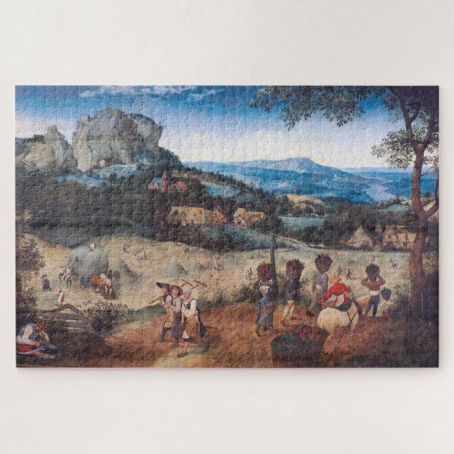 Puzzle Le Haymaking, Pieter Bruegel (Horizontal)