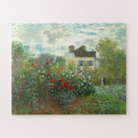 Le jardin de l'artiste à Argenteuil par Claude Mon