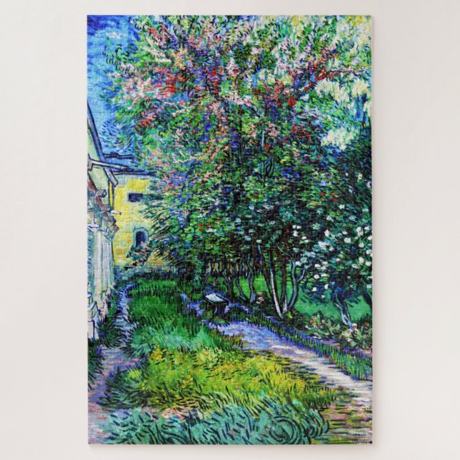Puzzle Le Jardin de l'Asile à Saint-Rémy, Van Gogh (Vertical)