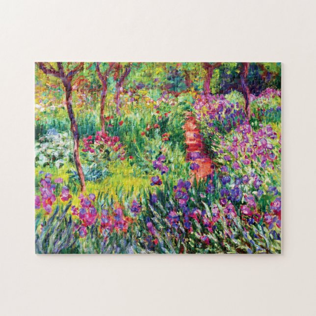 Puzzle Le jardin d'Iris à Giverny par Claude Monet (Horizontal)