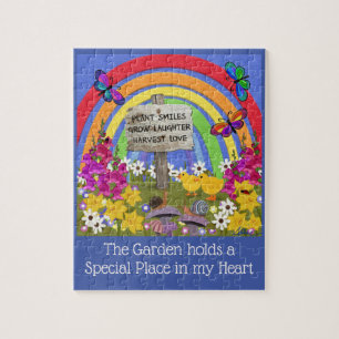Puzzle Le Jardin Possède Un Espace Particulier