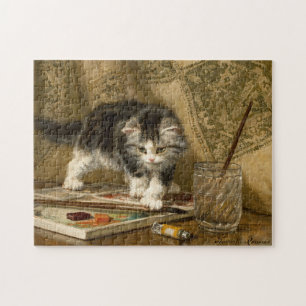 Puzzle Le jeune artiste Henriëtte Ronner-Knip