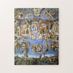 Puzzle Le jugement Dernier Fresco par Michel-Ange