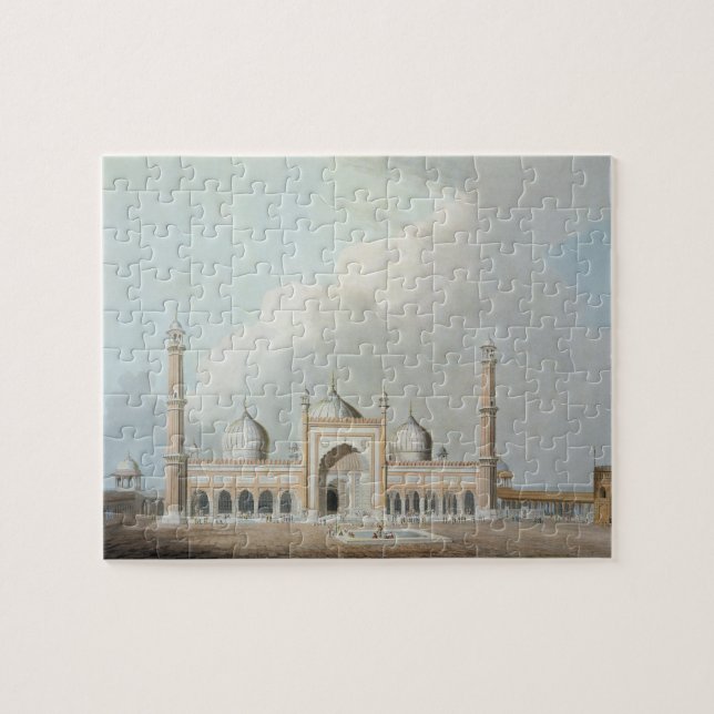 Puzzle Le Jummah Musjed, Delhi, plat XXIII du 'Orient (Horizontal)