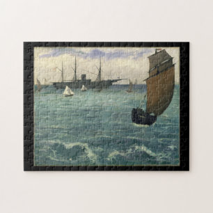 Puzzle Le "Kearsarge" à Boulogne Edouard Manet Art