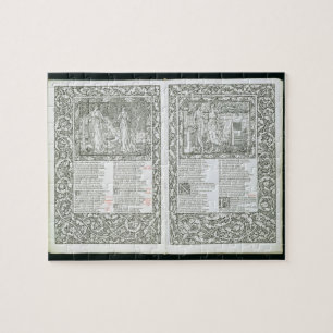 Puzzle Le "Kelmscott Chaucer", édité 1896 par le Kel